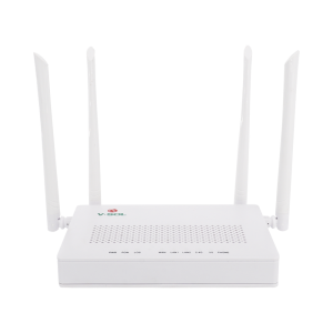 ONU Dual G/EPON con Wi-Fi AC de doble banda, 1 puerto SC/UPC + 2 puertos LAN Gigabit + 1 puerto FXS