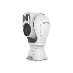Esfera Punta de Poste IP Dual / Térmica 38 a 190 mm ( 1280 x 1024) + Óptico 100X (4 Megapixel) / Iluminación 3000 mts Laser / IP67 / microSD