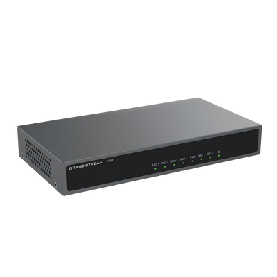 Gateway Analógico 4 FXO (Conectar Lineas Analógicas) / Puertos FXO y FXS / 3 Perfiles SIP / NAT / PoE / TR069 / Fax T.38 / 3 Vías Conferencia / AES / Failover SIP (HT-841)
