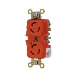 Recept?culo Duplex de Media Vuelta / 15 A 125 V CA / 2 Polos 3 Hilos / Nema L5-15R