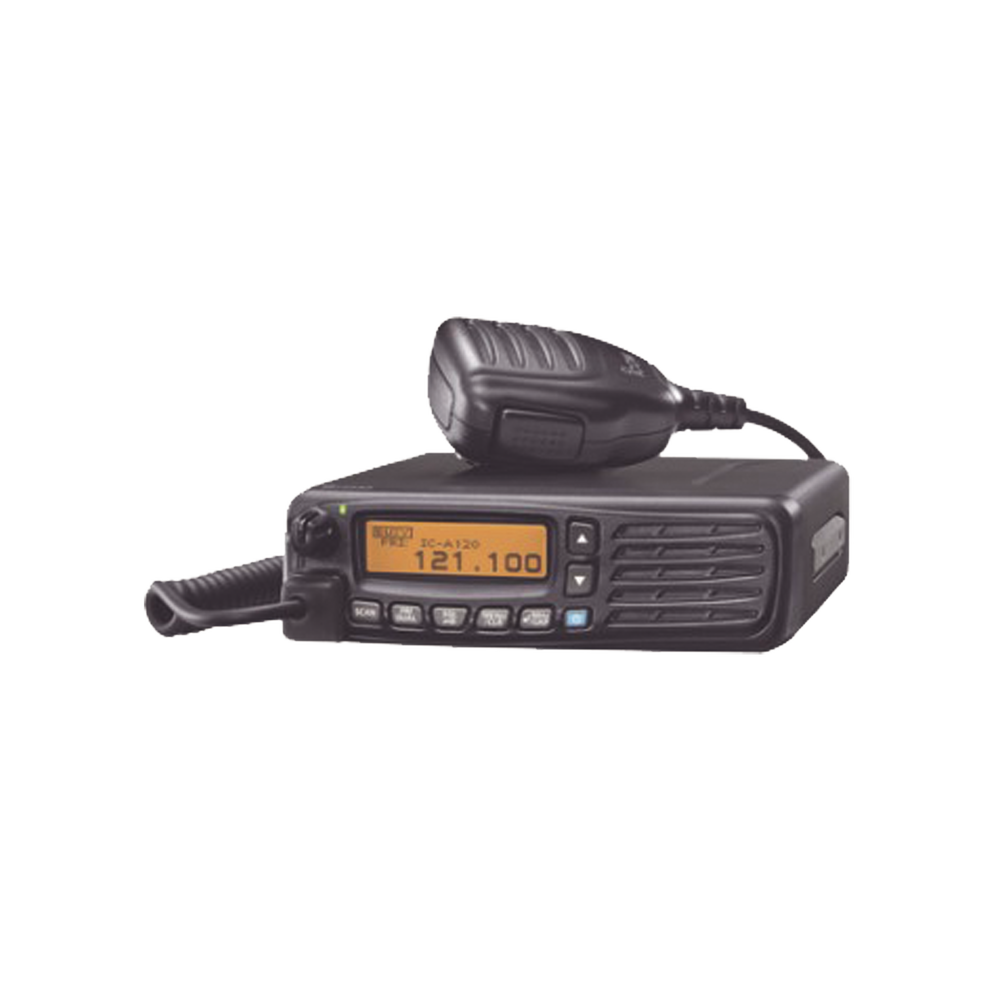 Kit de radio móvil aéreo en rango de frecuencia: 118.000-136.992 MHz, incluye fuente de alimentación SEC1223 y gabinete. SRX21U