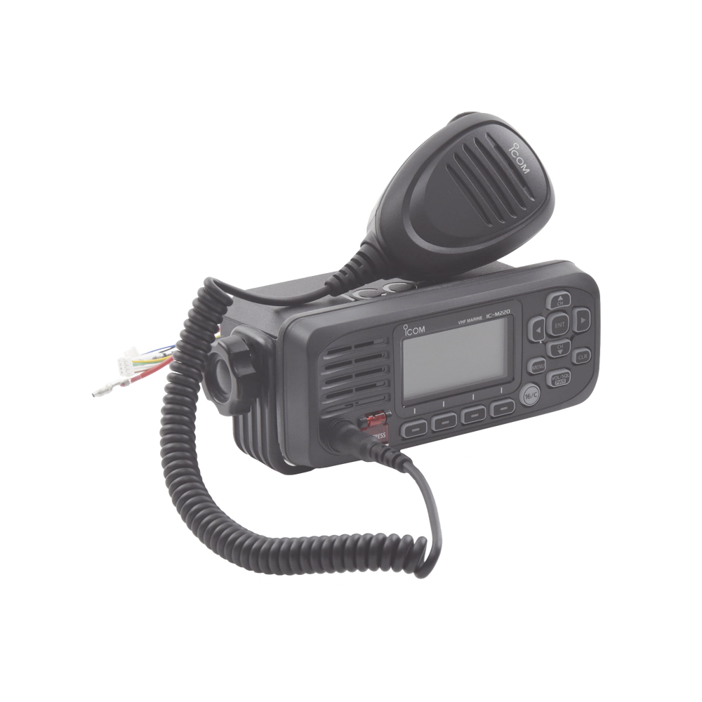Radio Marina VHF / 25W Potencia TX / IPX7 Submersible 1m 30min / Display Full Dot-Matrix / Receptor DSC Clase D Dedicado / Micrófono HM-237B / NMEA 0183 / AquaQuake™ / Hecho en Japón - Image 5
