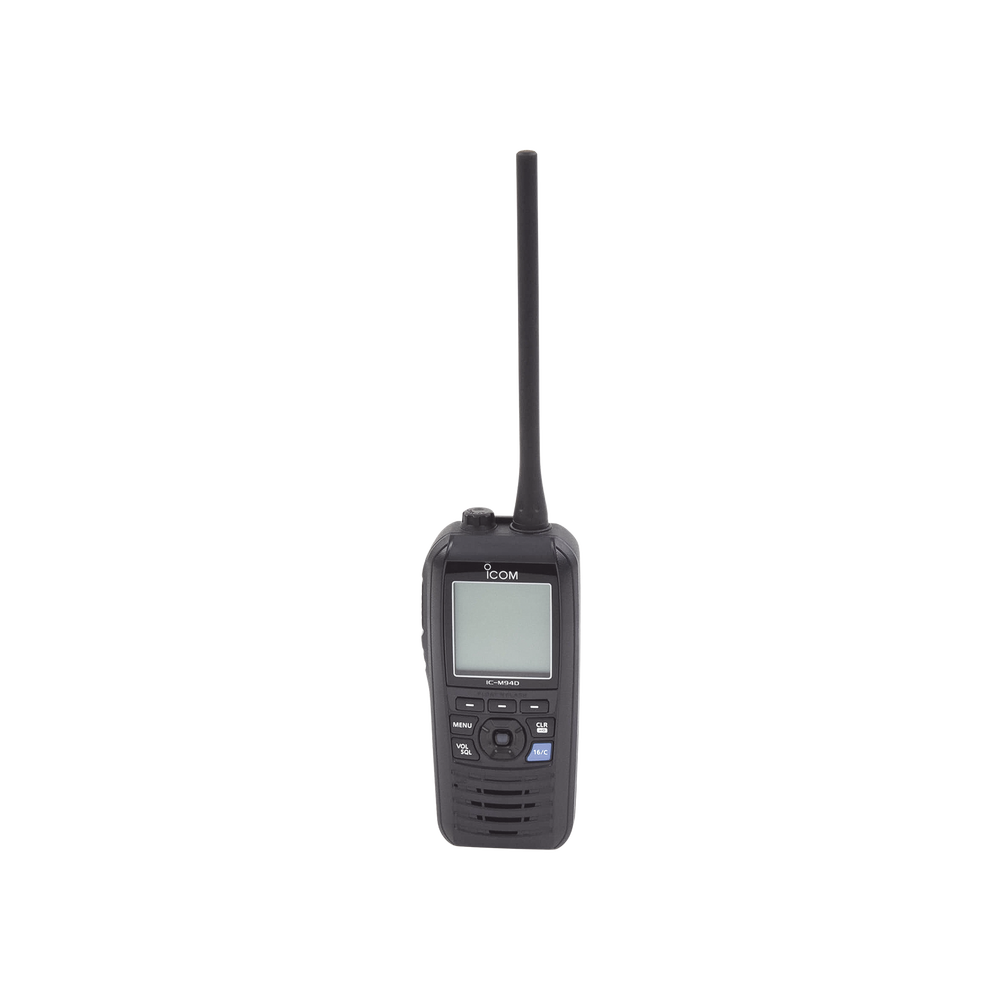 Radio portátil marino flotante con receptor AIS y GPS incluido, Tx: 156.025-157.425 MHz Rx: 156.050-163.275 MHz, opera en canales INT, USA, CAN, WX, Incluye antena, batería, cargador, cable de encendedor y clip. - Image 4