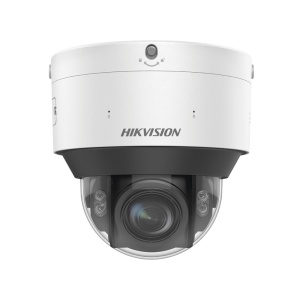 Domo IP 8 Megapixel / Lente Mot. 2.8 - 12 mm / Dual Light (30 mts IR + 30 mts Luz Blanca) / IK10 / IP67 / Reconocimiento Facial / WDR 140 dB / DeepinView / Búsqueda por Atributos / Heat Map / ACUSENSE / DARKFIGHTER S / Audio de Dos Vías