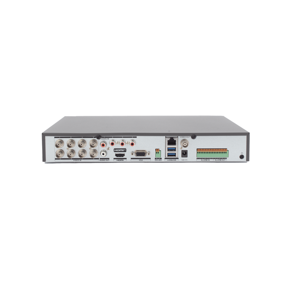 DVR 8 Canales TURBOHD + 8 Canales IP / 8 Megapixel (4K) / Audio por Coaxitron / ACUSENSE / Reconocimiento Facial / 1 Bahía de Disco Duro / Alarmas I/O / Salida de Video en 4K / H.265+ - Image 4