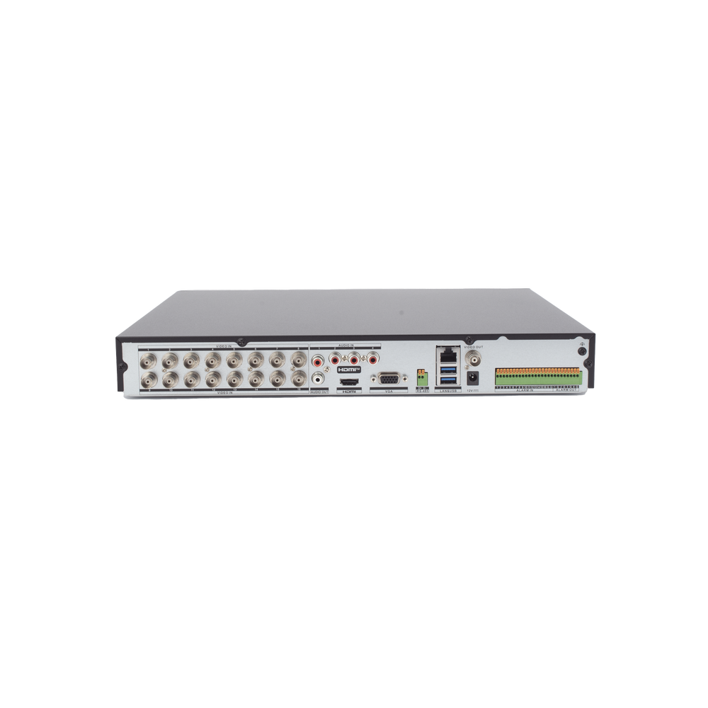 DVR 16 Canales TURBOHD + 16 Canales IP / 8 Megapixel (4K) / Audio por Coaxitron / ACUSENSE / Reconocimiento Facial / 2 Bahías de Disco Duro / Salida de Video en 4K / H.265+ / Alarmas I/O - Image 4