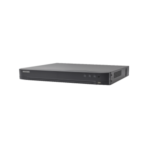 [Audio Bidireccional] DVR 32 Canales TurboHD + 8 Canales IP / 5 Megapixel Lite - 3K Lite / Acusense / Reconocimiento Facial  / Audio por Coaxitron / 2 Bahías de Disco Duro / H.265+ / Salida de Video en Full HD