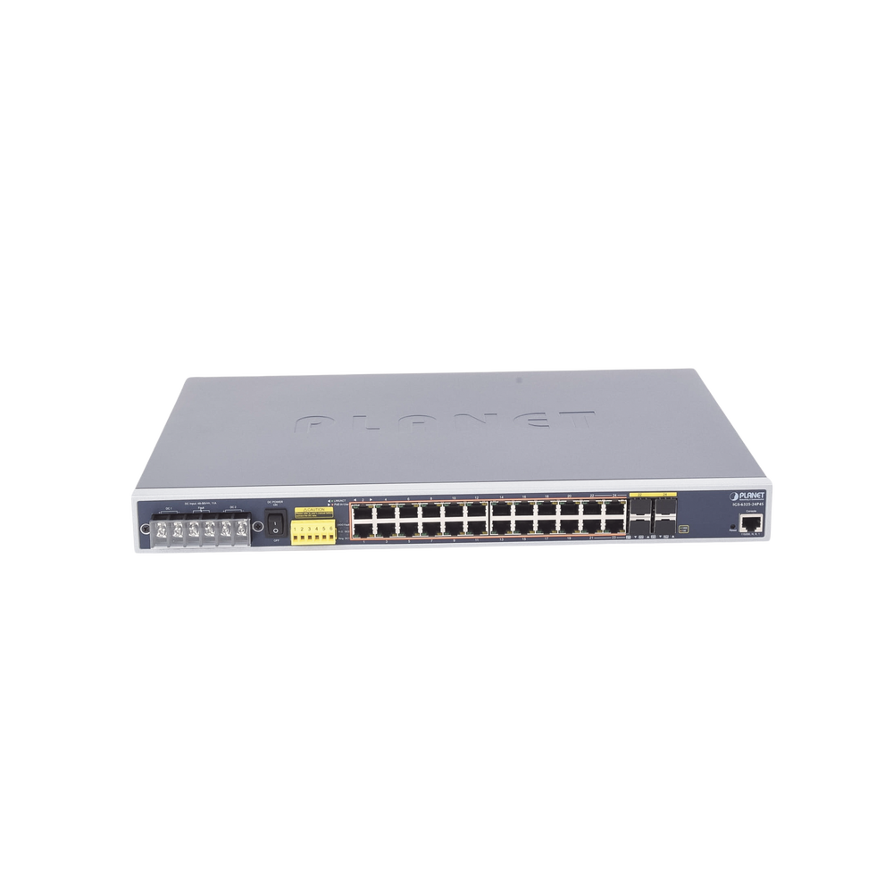 Switch PoE Industrial Capa 3, Con 24 Puertos PoE Gigabit 802.3af/at, 4 Puertos SFP Compartidos 100 / 1000X, Soporta temperaturas extremas de -40 ~ 75°C - Image 4