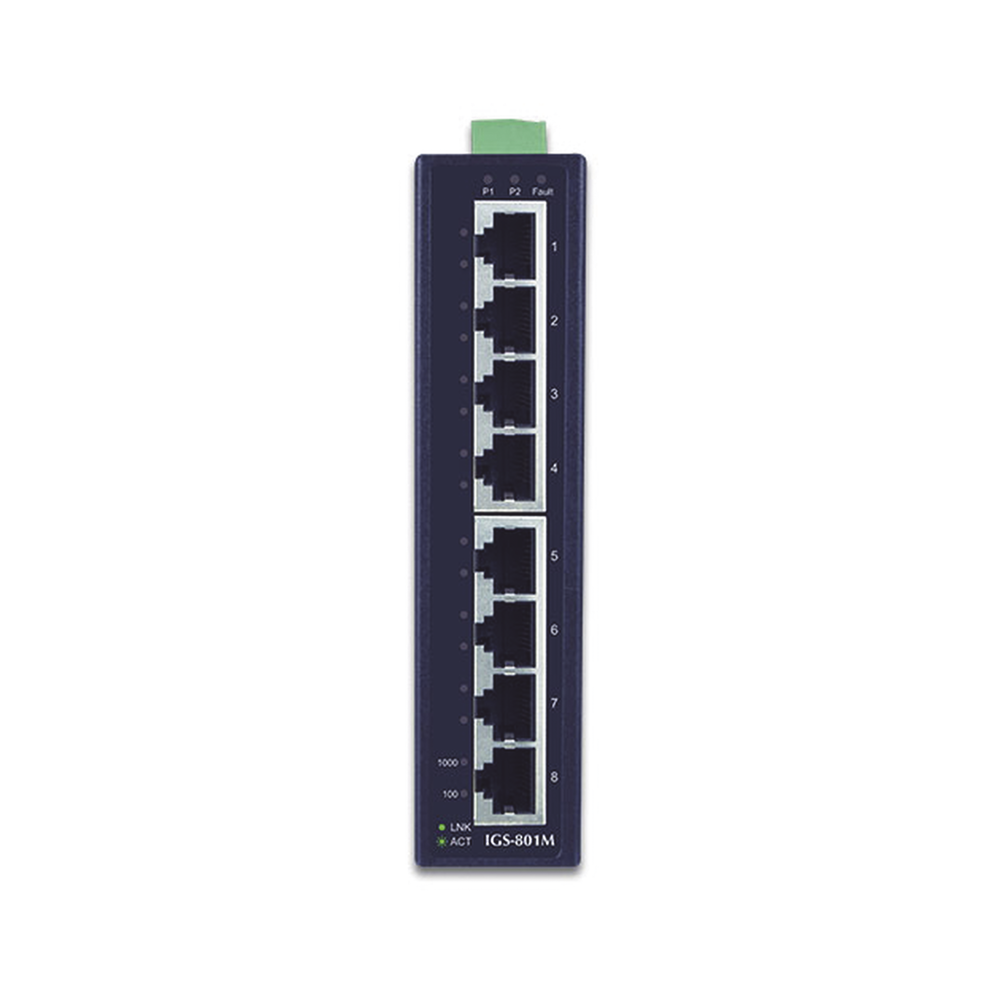 Switch Industrial Administrable Capa 2, 8 Puertos Gigabit, Doble Entrada de Alimentación Para Fuente Redundante - Image 3