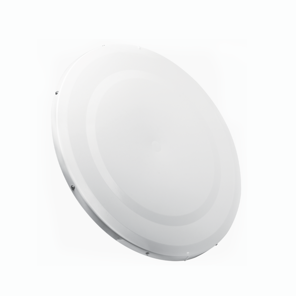 Antena Direccional de Alto Rendimiento / 33.0 ± 1 dBi / 3 ft / 5.9-7 GHz / Conectores SMA Hembra Inverso / Alto Aislamiento al Ruido / Fácil Montaje y herraje de acero inoxidable / Radomo Incluido