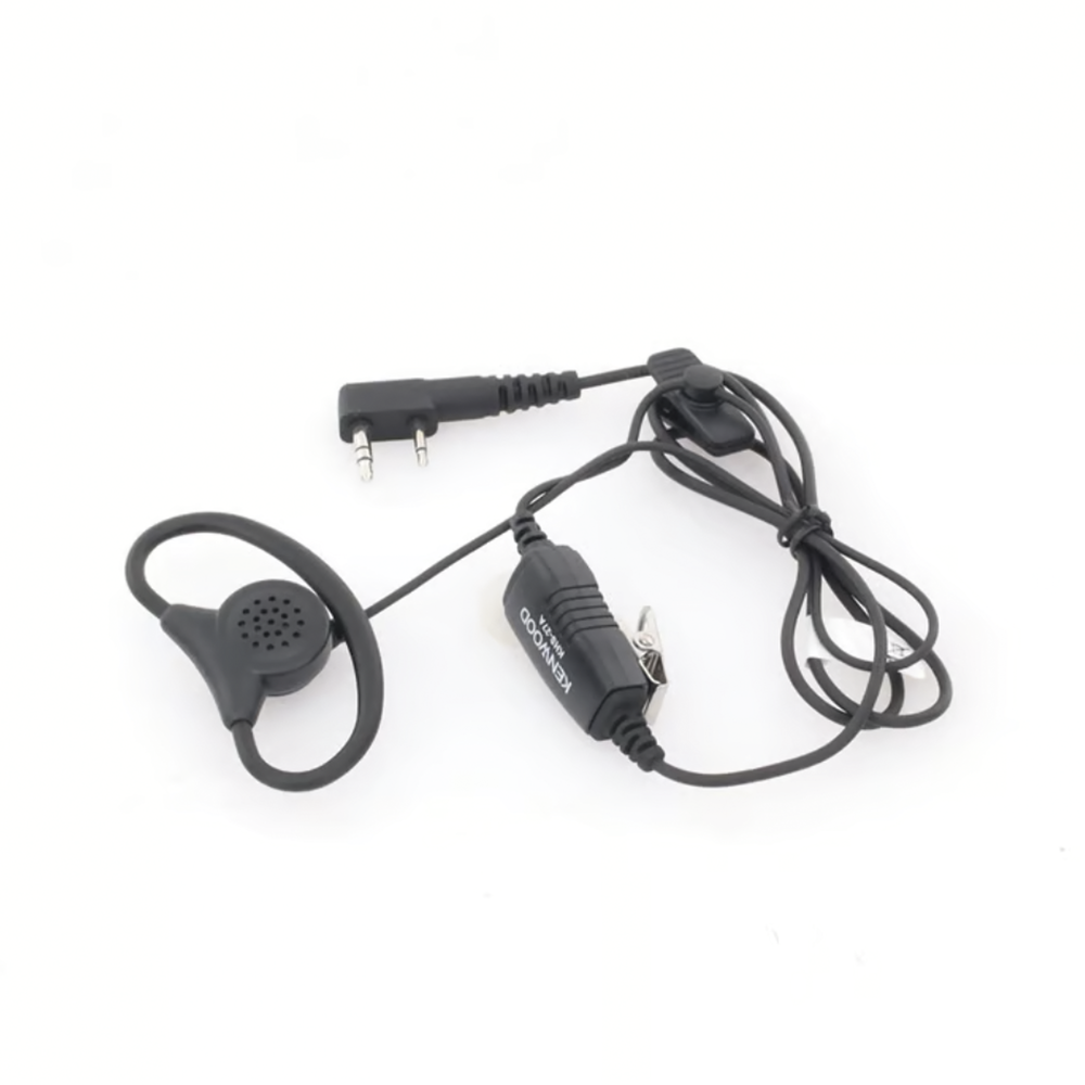 Micrófono-audífono anillo en D para NX-1200 NX-1300 NX-3220 NX-3320 NX-240 NX-340 TK-2312 TK-3312 TK-2402 TK-3402 TK-2000 TK-3000 TK-3230