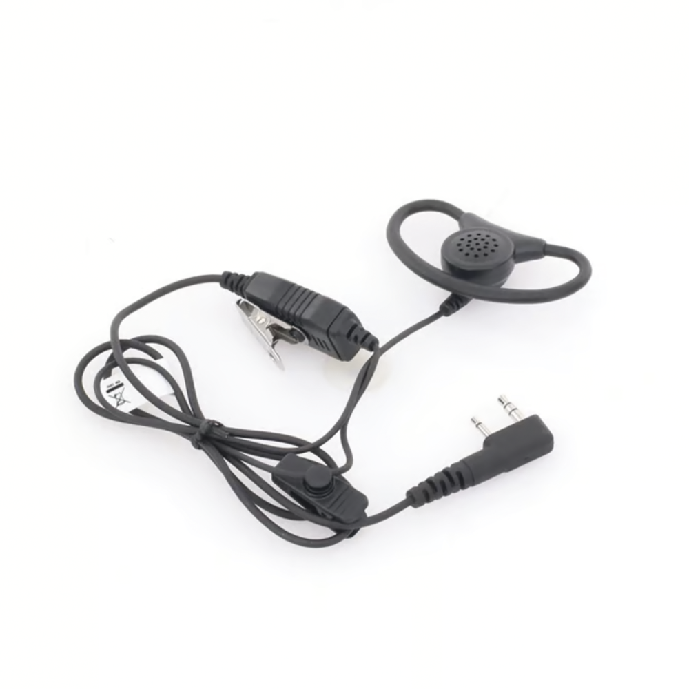 Micrófono-audífono anillo en D para NX-1200 NX-1300 NX-3220 NX-3320 NX-240 NX-340 TK-2312 TK-3312 TK-2402 TK-3402 TK-2000 TK-3000 TK-3230 - Image 2