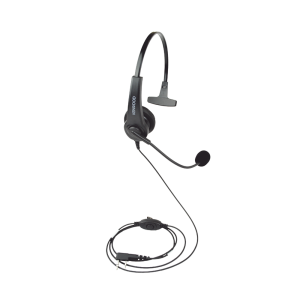 Diadema ligera con micrófono con PTT-Mini Boom con proteccion NX-1200 NX-1300 NX-3220 NX-3320 NX-240 NX-340 TK-2312 TK-3312 TK-2402 TK-3402 TK-2000 TK-3000 TK-3230