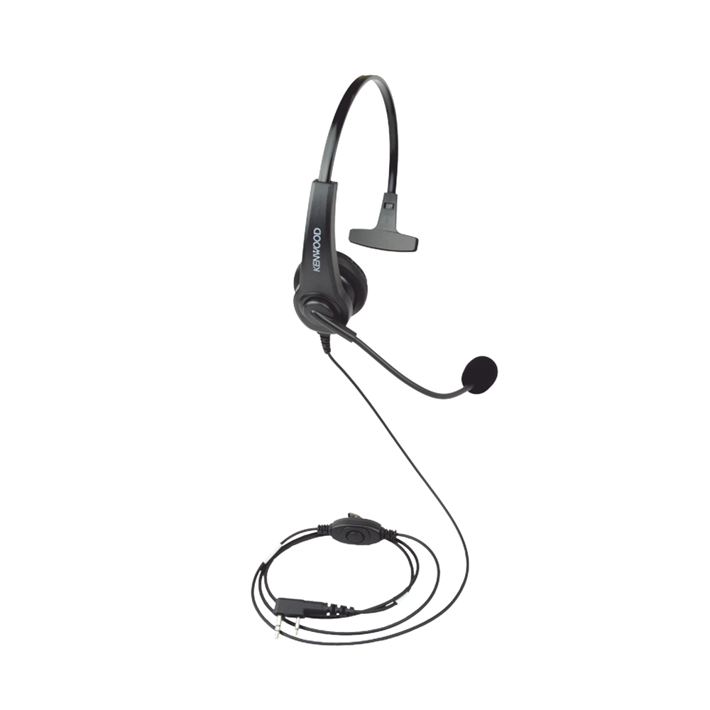 Diadema ligera con micrófono con PTT-Mini Boom con proteccion NX-1200 NX-1300 NX-3220 NX-3320 NX-240 NX-340 TK-2312 TK-3312 TK-2402 TK-3402 TK-2000 TK-3000 TK-3230