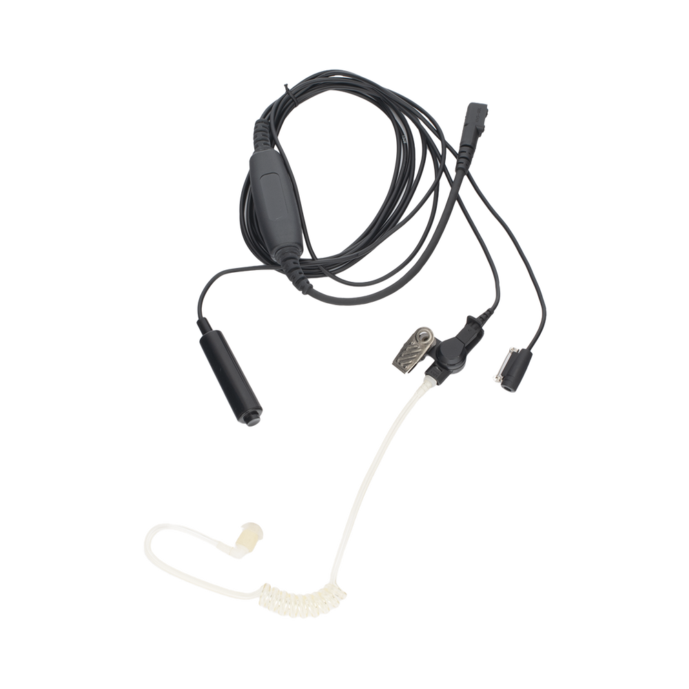 Micrófono con audífono 3 cables color negro P/ NX-1200 NX-1300 NX-3220 NX-3320 NX-240 NX-340 TK-2312 TK-3312 TK-2402 TK-3402 TK-2000 TK-3000 TK-3230