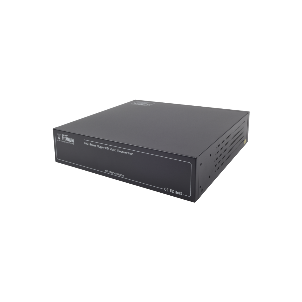 Kit de TRANSCEPTOR ACTIVO DE 8 CANALES / VIDEO+PODER en un solo Cable UTP / 150 metros en 4K, 200 metros en 5 MP/ Envía 36 Vcc y Recibe 12 Vcc / TODO INCLUIDO PARA RACK / Compatible con cámaras HD-TVI/CVI/AHD/CVBS / INSTALACIÓN LIMPIA - Image 7