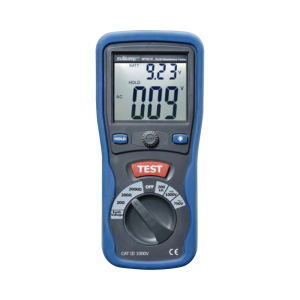 KIT de Medidor de Resistencia a Tierra Digital ( Terrómetro ), a 3 hilos CAT III / 1000 V.