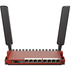 Router inalámbrico  2.4GHz AX / 8 puertos Gigabit /  1 SFP 2.5Gbps/ Soporta contenedores (L009UIGS-2HAXD-IN)