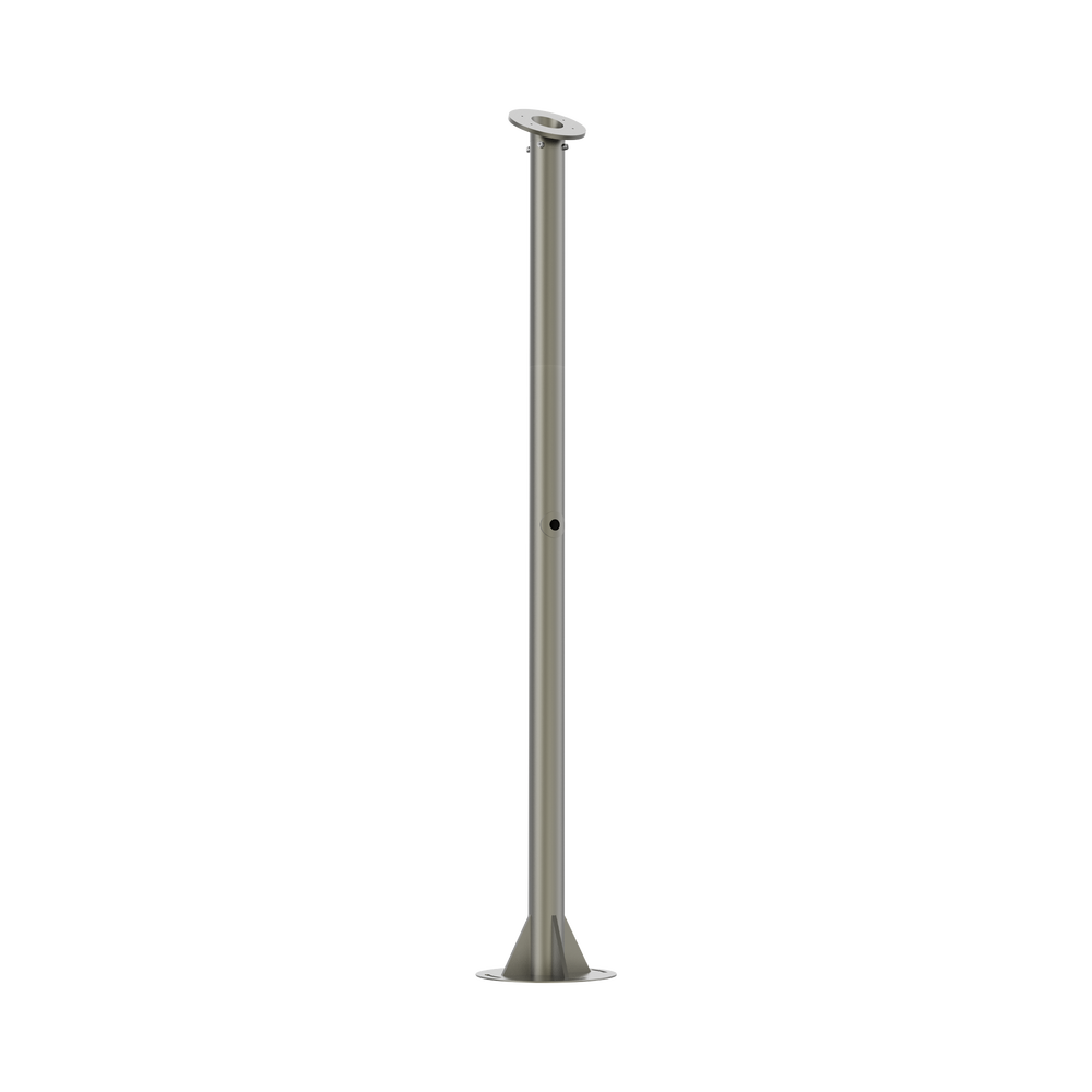 Poste para Cámara ANPR / Compatibilidad con cámara DS-TCG406-E(S),DS-TCG406-E(ER)(2812)/ Altura de 1.5 Metros / Color Gris