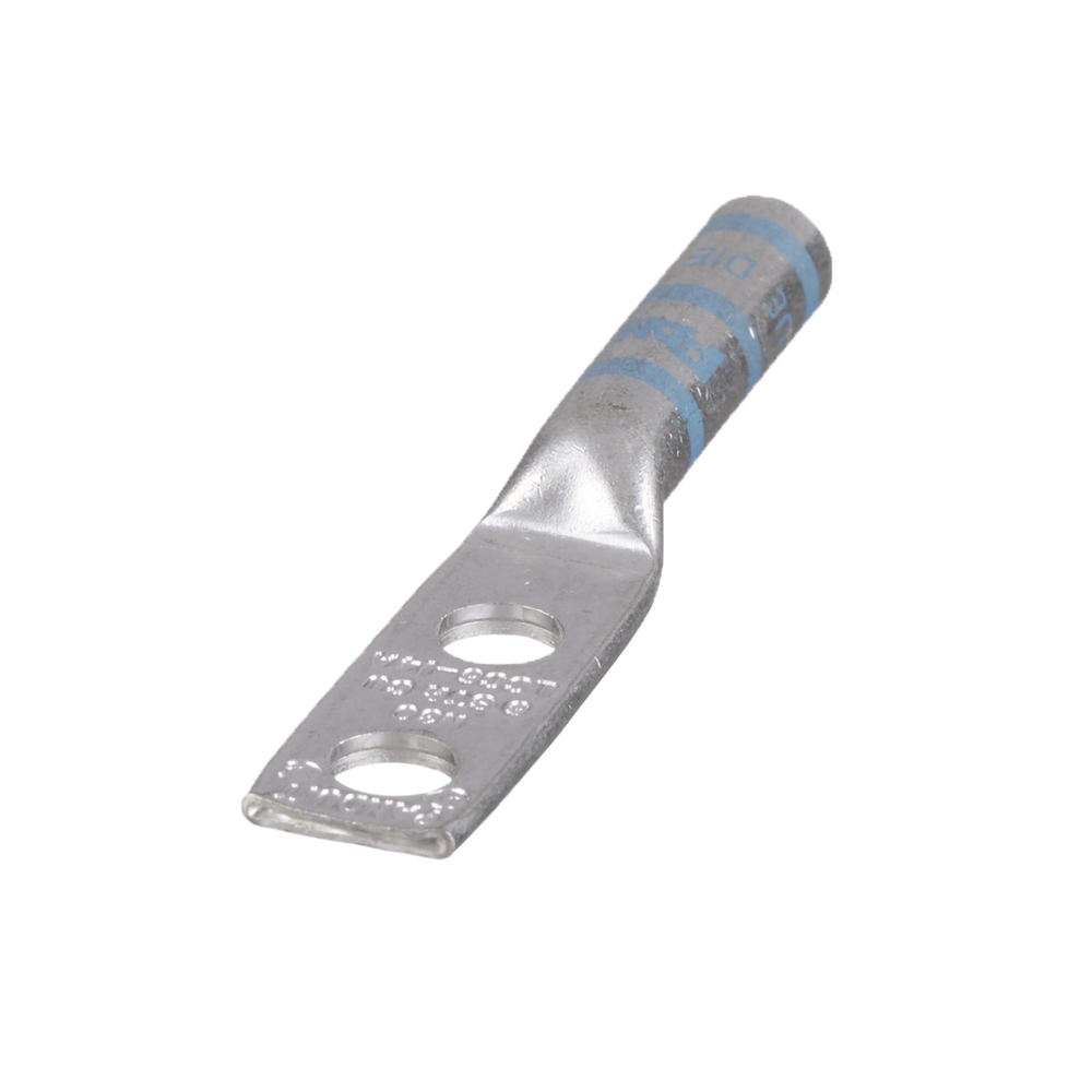 Zapata de compresión LCC6-14A-L para cal. 6 Awg, Doble barreno para tornillo prisionero de 1/4, Espaciado de orificio 16mm, 1 Pz - Image 2