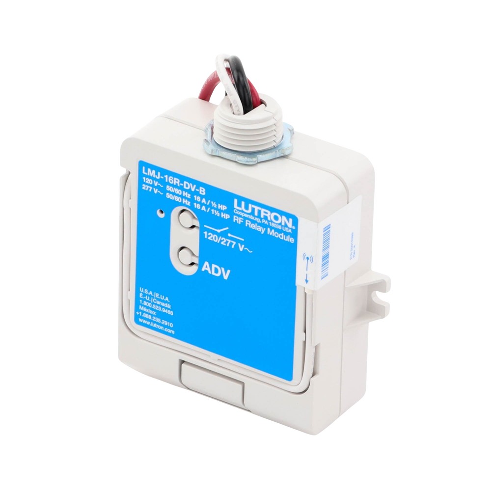 (RadioRA2) Relay control de iluminación, carga 16A, 120/277V, compatible con RadioRA2, RA2Select y RR3. - Image 4