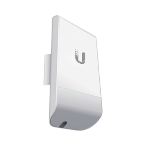 NanoStation airMAX locoM5 CPE,  hasta 150 Mbps, frecuencia 5 GHz (5170-5875 MHz) con antena integrada de 13 dBi (LOCOM5)