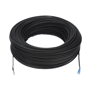Rollo de Fibra ?ptica Drop Redonda G657A2 Monomodo Simplex de 150 Metros (492.13 Pies) con Conectores SC/UPC-SC/UPC para Instalaciones A?reas, Subterr?neas o a la Intemperie