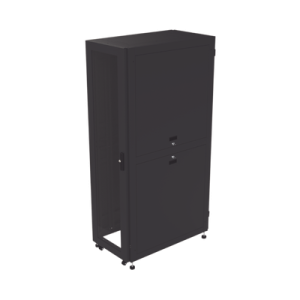 Gabinete para Telecomunicaciones Rack Estándar de 19", 42UR, 600 mm Ancho x 1000 mm Profundidad. Fabricado en Acero, Se envía el Gabinete Armado. (LP-60100-42U-R2)