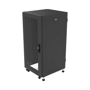 Gabinete Profesional para Telecomunicaciones de 19in, Instalación a Piso, 24UR, 600 mm Profundidad, Se envía el Gabinete Armado. (LP-6060-24U-R2)