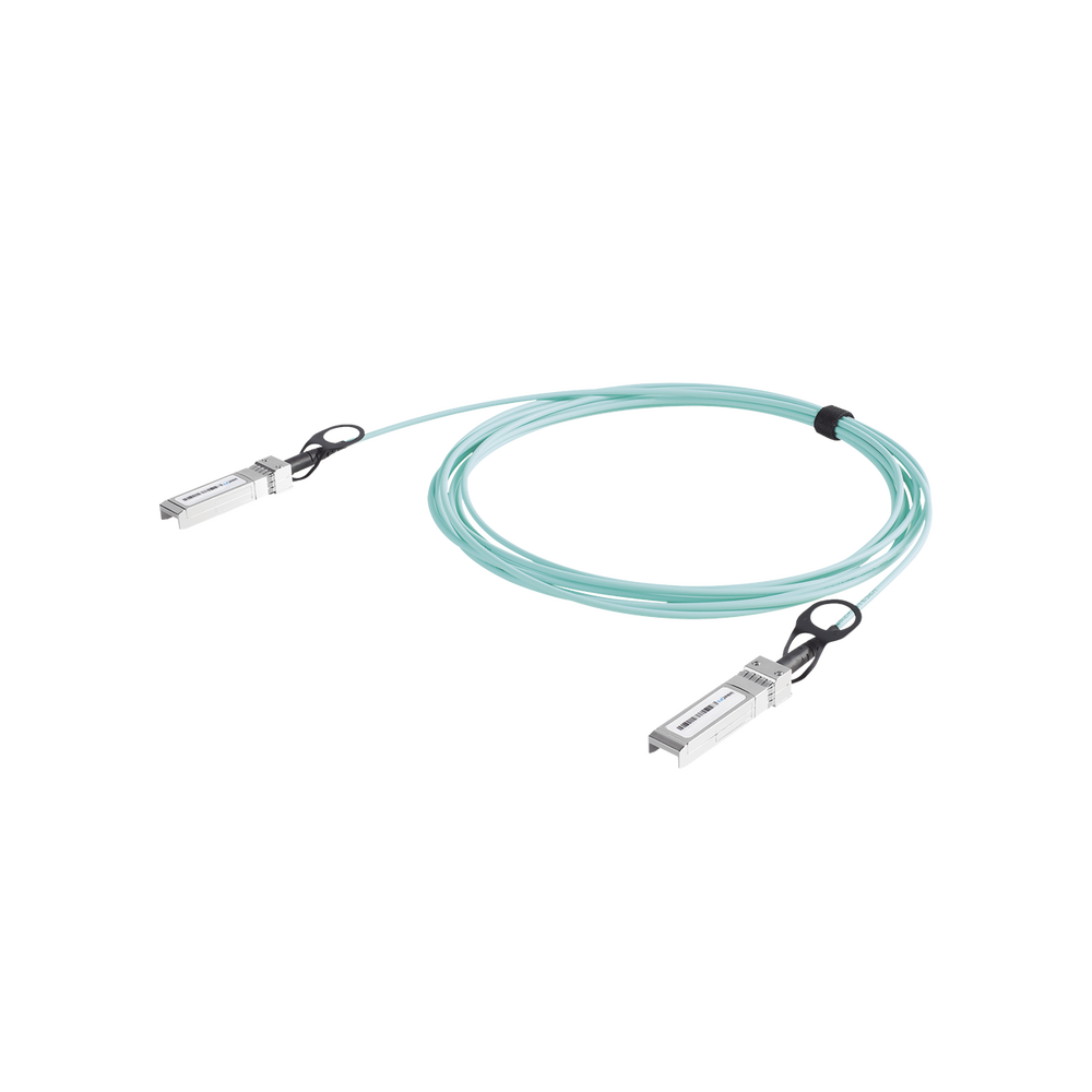 Cable AOC SFP+ de 1&10 Gbps a 1&10 Gbps / Cable de fibra óptica Activo / Longitud: 50 metros