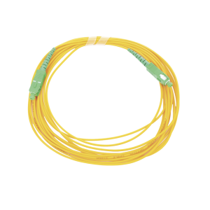 Jumper de Fibra ?ptica Monomodo SC/APC - SC/APC Simplex, Color Amarillo, 5 Metros (16.40 Pies)