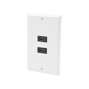 Placa de Pared de 2 Puertos HDMI Hembra a Hembra (LP-FP-091)