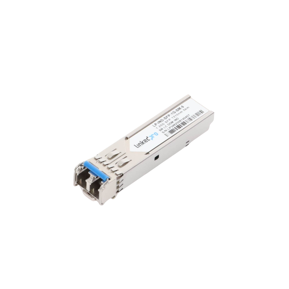 Transceptor Óptico Industrial SFP (Mini-Gbic) / Monomodo 1310 nm / 1.25 Gbps / 1000BASE / Conectores LC/UPC Dúplex / DDM / Hasta 5 km - Image 4