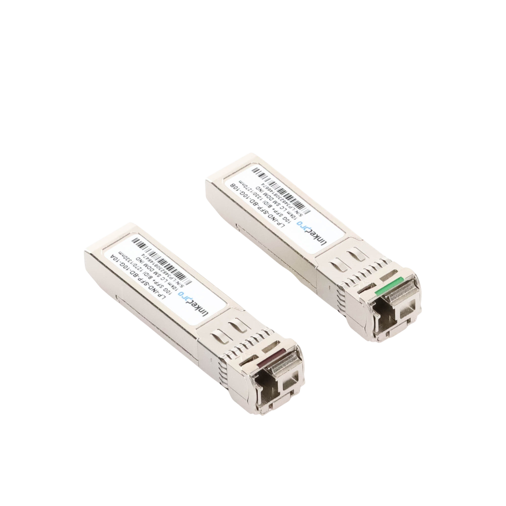 Transceptores Ópticos Industriales Bidireccionales SFP+ (Mini-Gbic) / Monomodo 1270 & 1330 nm / 10 Gbps / 10GBASE / Conector LC/UPC Simplex / DDM / Hasta 10 km / 2 Piezas - Image 4