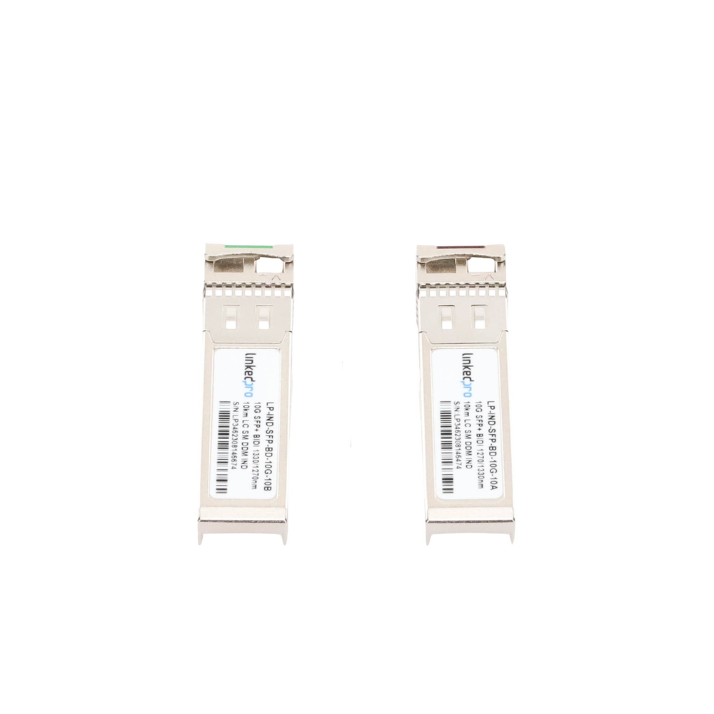 Transceptores Ópticos Industriales Bidireccionales SFP+ (Mini-Gbic) / Monomodo 1270 & 1330 nm / 10 Gbps / 10GBASE / Conector LC/UPC Simplex / DDM / Hasta 10 km / 2 Piezas - Image 5