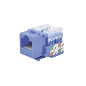 Módulo Jack 110 Cat6, Keystone para Faceplate - Color Azul (LP-KJ-601-BU)