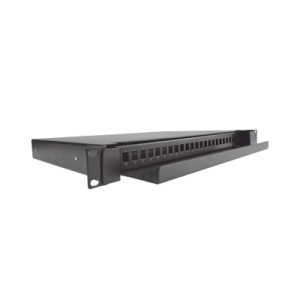 Distribuidor de Fibra Óptica Deslizable, Vacío, 19 Pulgadas (48.26 cm), Acepta 24 Adaptadores LC Duplex o LC Simplex o 24 SC Simplex, 1U (LP-ODF-8002)