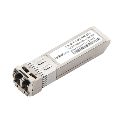 Transceptor Óptico SFP+ (Mini-Gbic) / Multimodo 850 nm / 10 Gbps / 10GBASE-SR / Conectores LC/UPC Dúplex / DDM / Hasta 550 m (LP-SFP-10G-MM-550)