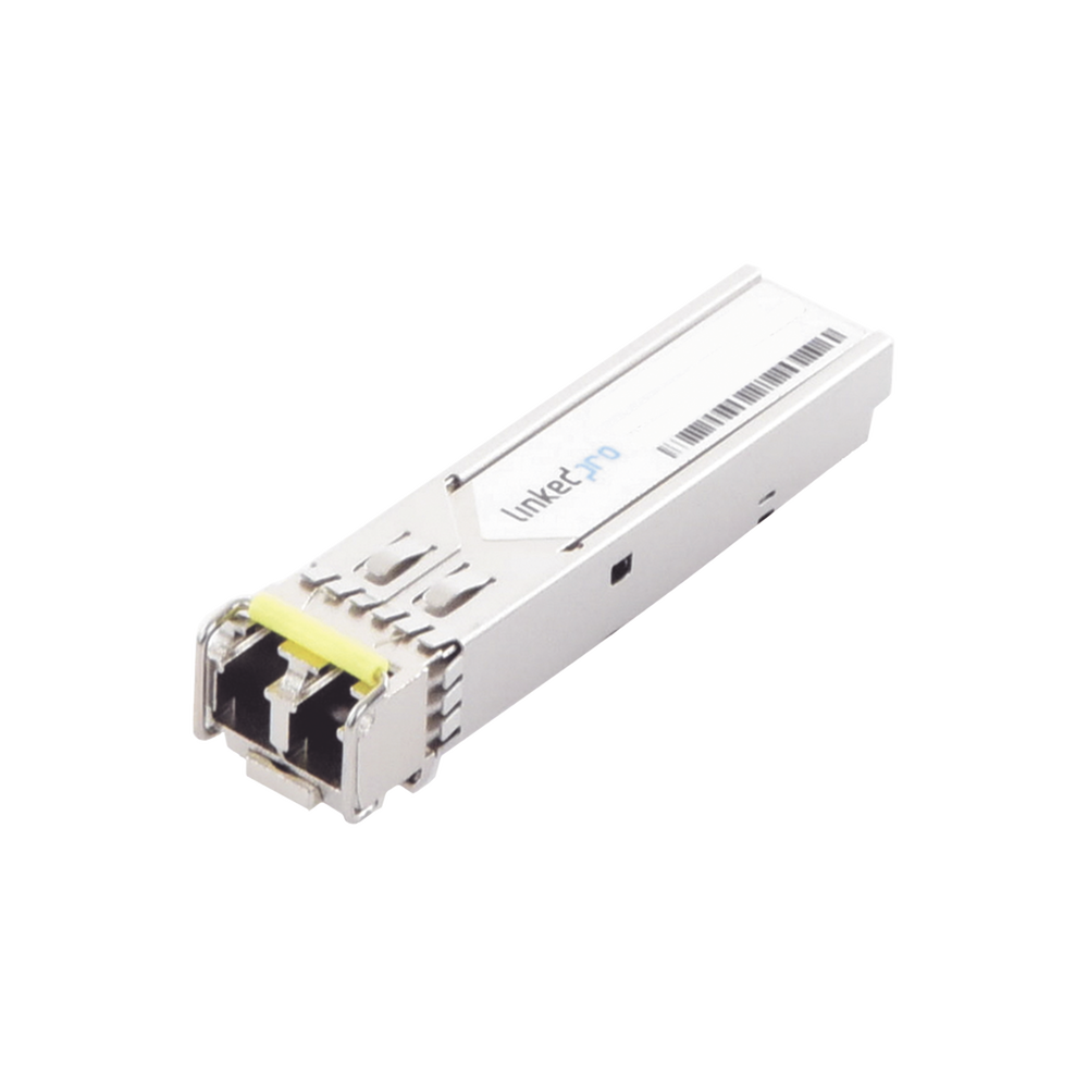 Transceptor Óptico SFP (Mini-Gbic) / Monomodo 1550 nm / 1.25 Gbps / 1000BASE-LX / Conectores LC/UPC Dúplex / DDM / Hasta 160 km