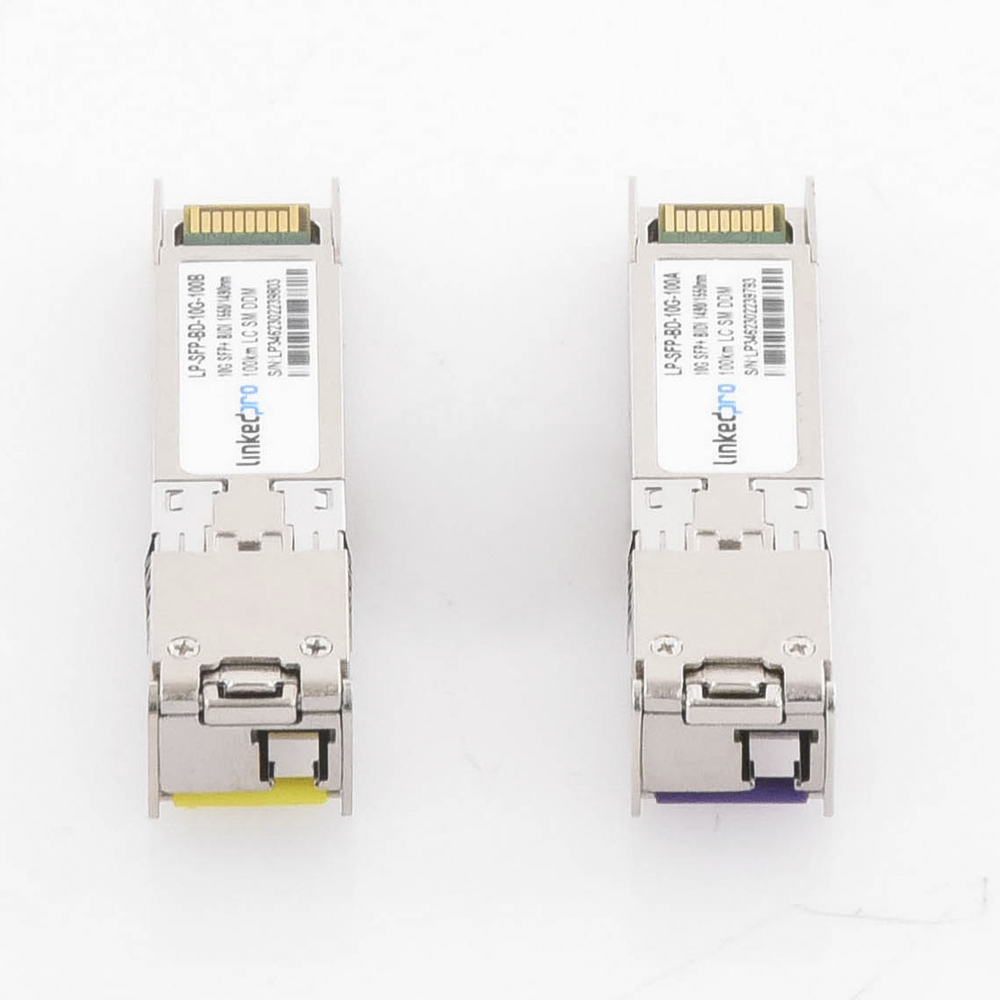 Transceptores Ópticos Bidireccionales SFP+ (Mini-Gbic) / Monomodo 1490 & 1550 nm / 10 Gbps / 10GBASE-BX / Conector LC/UPC Simplex / DDM / Hasta 100 km / 2 Piezas - Image 4