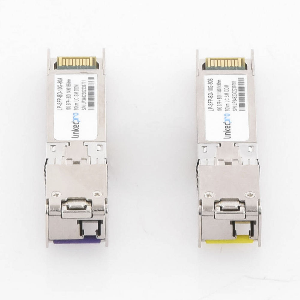 Transceptores Ópticos Bidireccionales SFP+ (Mini-Gbic) / Monomodo 1490 & 1550 nm / 10 Gbps / 10GBASE-BX / Conector LC/UPC Simplex / DDM / Hasta 80 km / 2 Piezas - Image 4