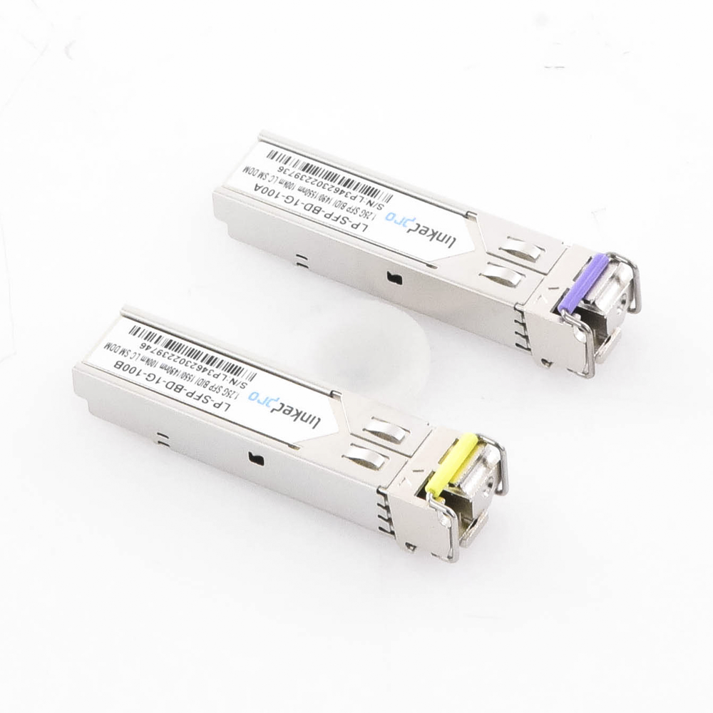 Transceptores Ópticos Bidireccionales SFP (Mini-Gbic) / Monomodo 1490 & 1550 nm / 1.25 Gbps / 1000BASE-BX / Conector LC/UPC Simplex / DDM / Hasta 100 km / 2 Piezas - Image 3