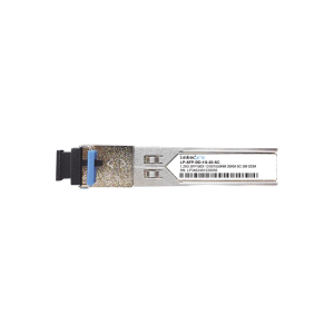 Transceptores Ópticos Bidireccionales SFP (Mini-Gbic) / Monomodo 1310 & 1550 nm / 1.25 Gbps / 1000BASE-BX / Conector SC/UPC Simplex / DDM / Hasta 3 km / 2 Piezas
