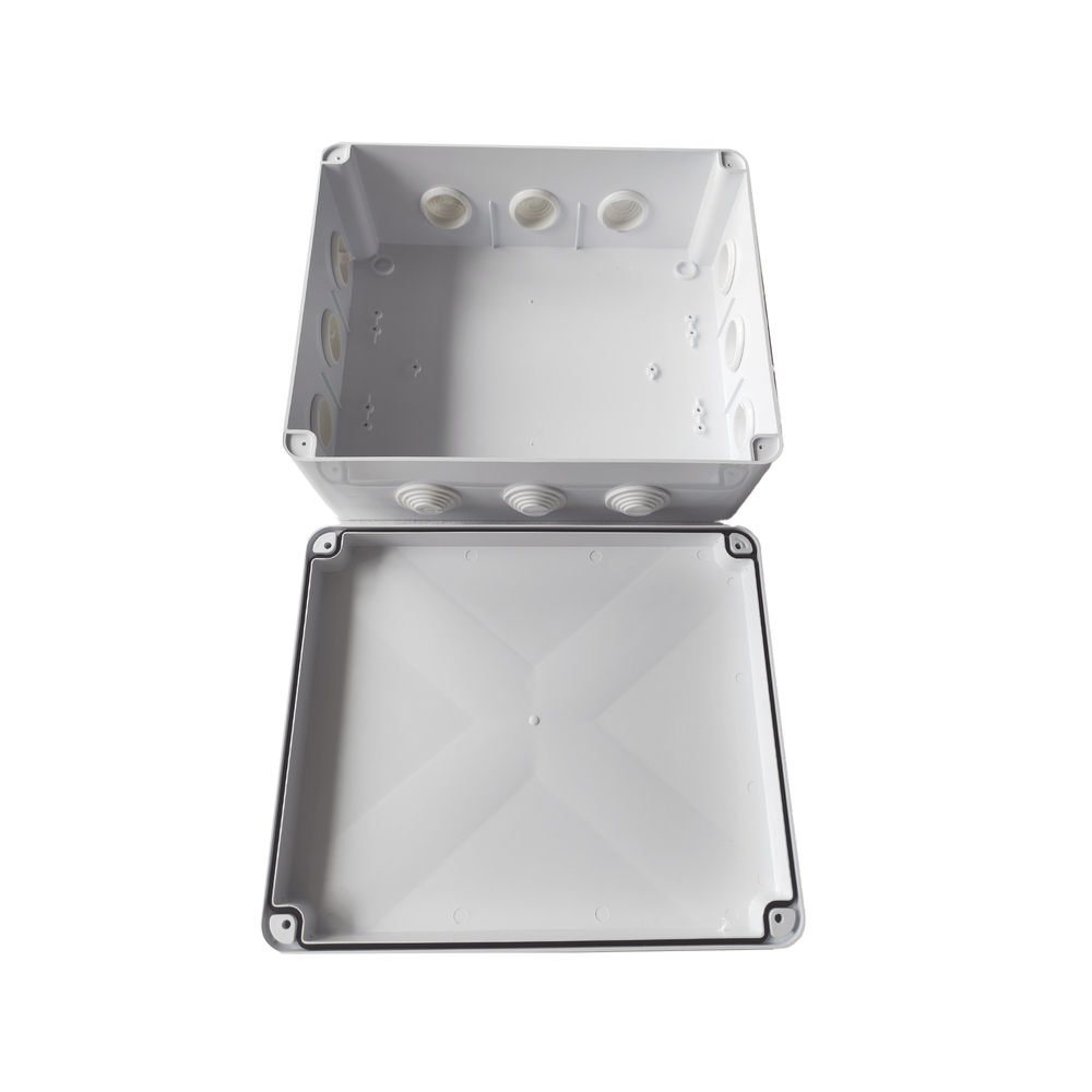 Caja de Conexiones Impermeable IP65, 12 Entradas, Dimensiones 300 x 250 x 120 mm, para Instalaciones Industriales, Comerciales y Residenciales, Incluye Tornillería para su Instalación - Image 3