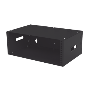 Gabinete para Montaje en Pared liviano, 4 Unidades de rack, Profundidad máxima de trabajo 250 mm, Se envía el Gabinete Armado.
