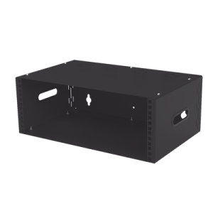 Gabinete para Montaje en Pared liviano, 4 Unidades de rack, Profundidad máxima de trabajo 250 mm, Se envía el Gabinete Armado. (LPWR50304U)