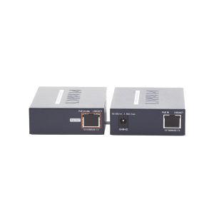 Kit Transmisor y Receptor PoE de Largo Alcance Sobre Coaxial Hasta 1 km