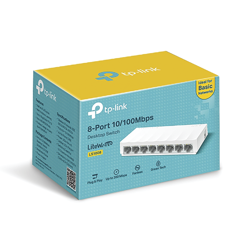 Switch para escritorio 8 puertos 10/100Mbps - Image 7