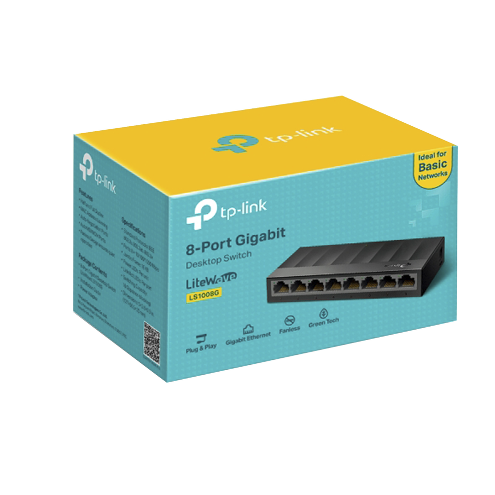 Switch para escritorio 8 puertos 10/100/1000Mbps - Image 3