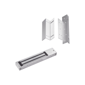Kit para control de acceso incluye Chapa magnética de 600Lbs / Montajes L y Z  (MAG600NLEDK)